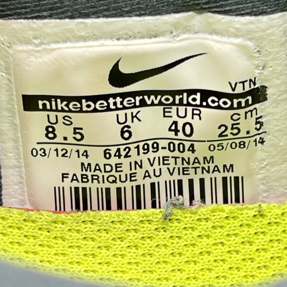 Nike Free 5.0 Shoes Womens Size 8.5 Gray Running Comfort Walking Gym Sneakers - Picture 8 of 8